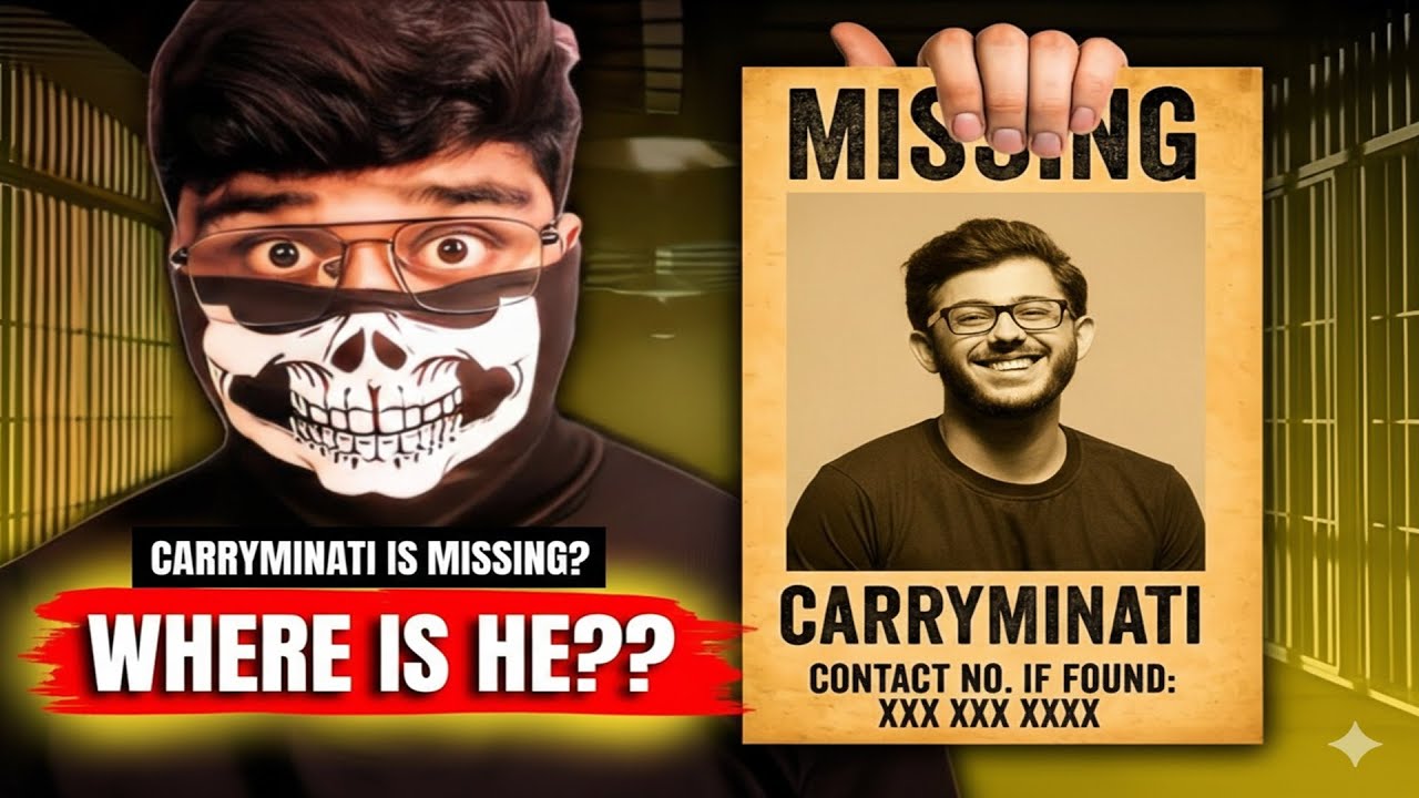 CarryMinati GONE?! (End of an Era?)| Don't ignore this... CarryMinati is Missing? Part 1
