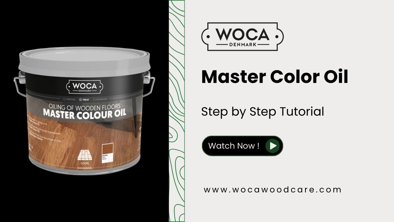 How to oil wood floors with Master Color Oil