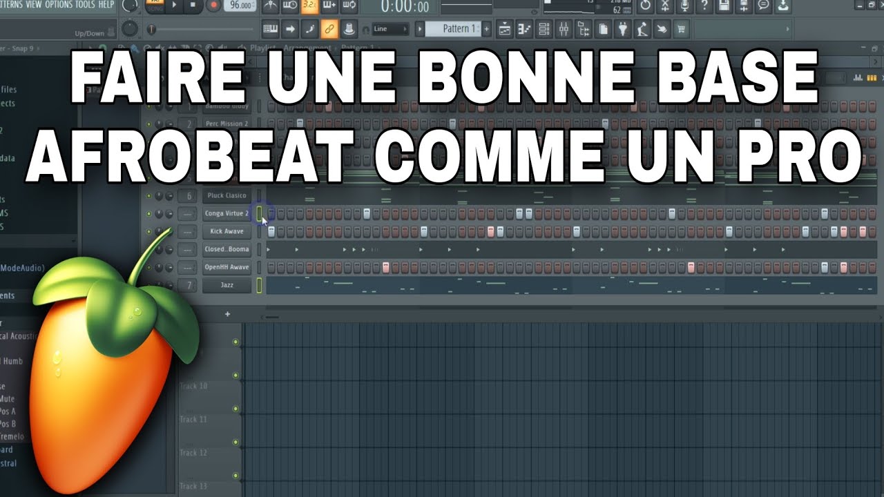 COMMENT FAIRE UNE BONNE BASE INSTRU AFROBEAT SUR FL STUDIO (TUTO AFROBEAT POUR LES DÉBUTANTS)