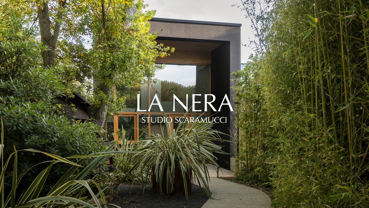 La Nera: inside a striking black box house in Italy - House Tour by Studio Scaramucci