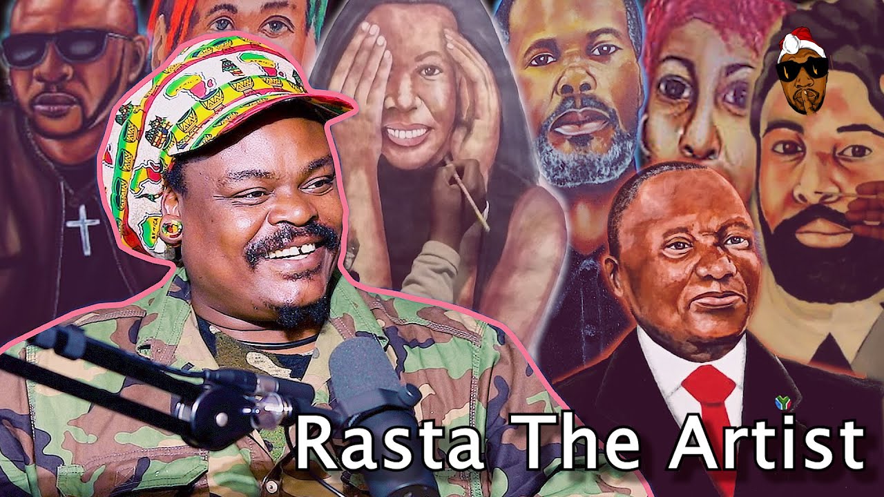 I Draw Better When I Puff Ganja | Rasta The Artist