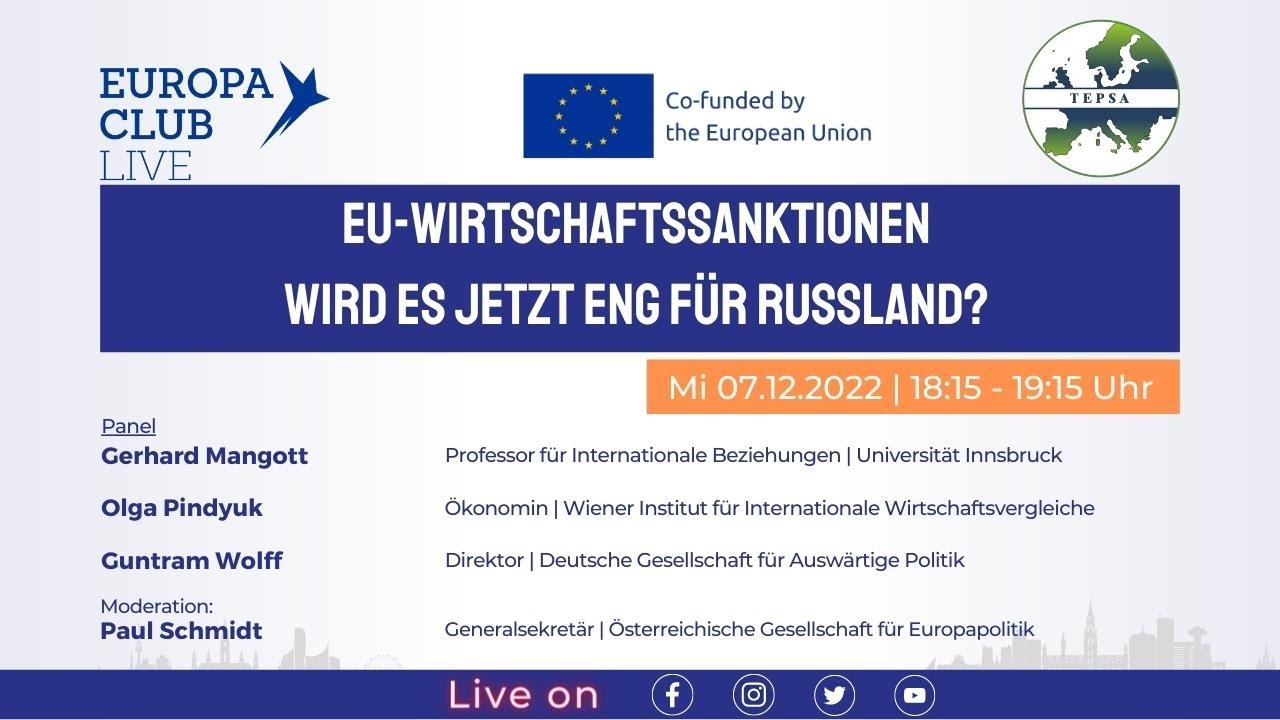 Europa Club: EU-Wirtschaftssanktionen wird es jetzt eng für Russland?