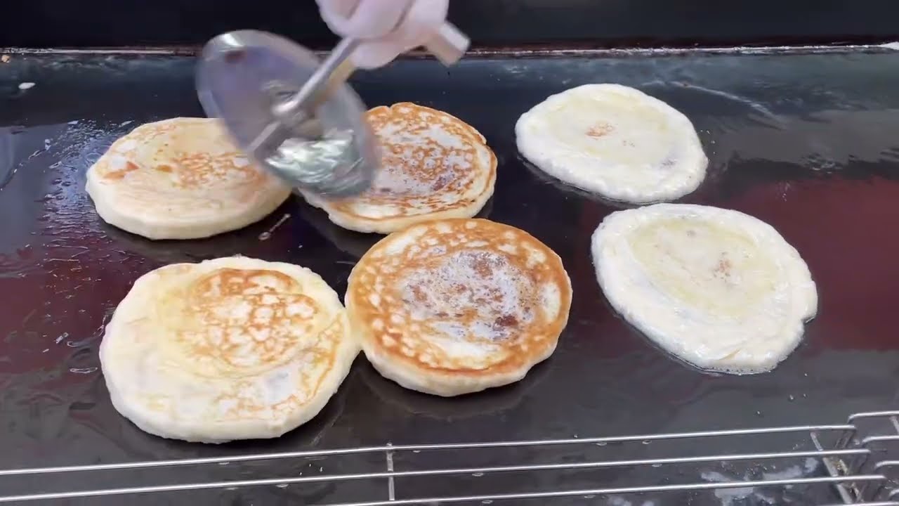 마가린으로 구워 더 맛있는 시장 호떡 | Margarine-grilled Hotteok