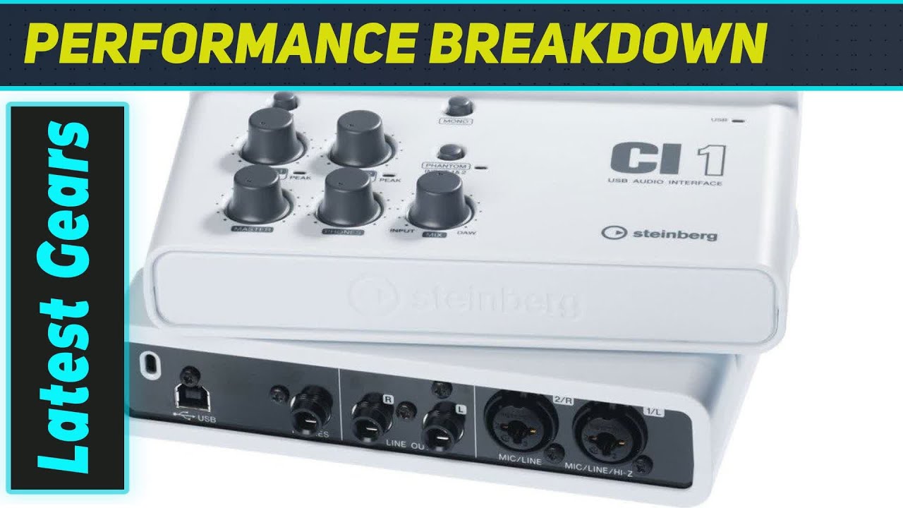 Steinberg CI1: The Best Way to Start Recording Music?