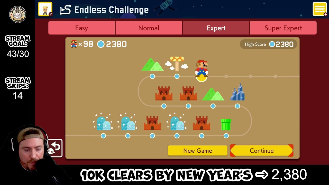 NOT TAKING ANOTHER L 😤 | Endless Expert (2,338/10K) | Family-Friendly SMM2