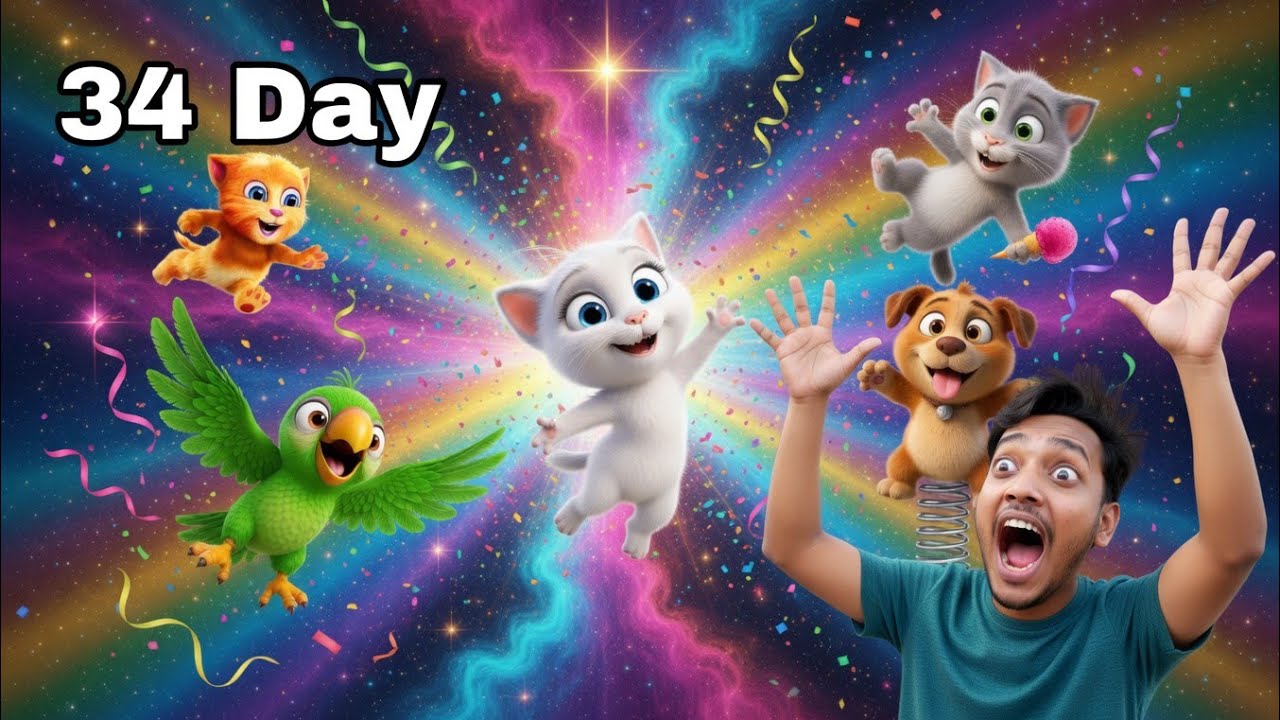 TALKING TOM LIVE DAY 34 #live#shortsfeed #talkingtom #talkingtom2 #trending #live #funnycat