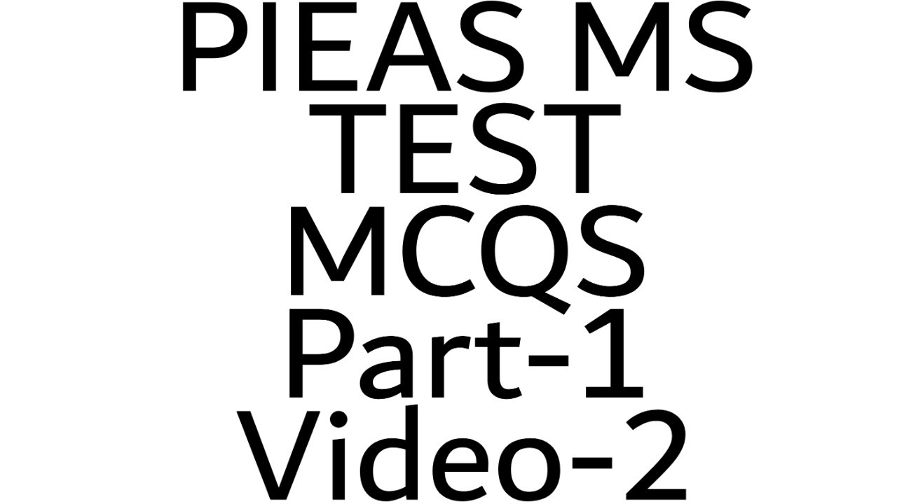PIEAS MS fellowship test|| VIDEO-2 ||multiple choice questions related to English of last year