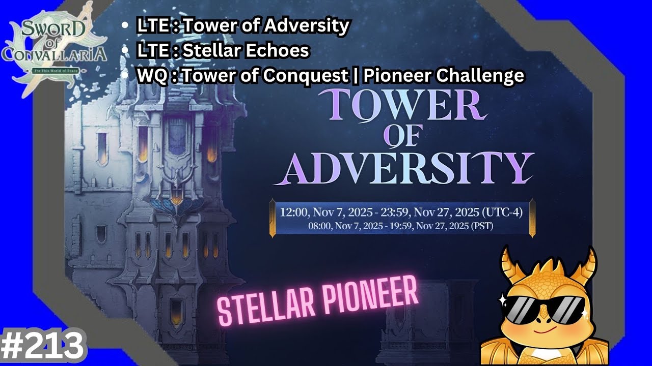 [EN/ID 🔴LIVE 16-NOV-2025] Sword of Convallaria Part 213 - Stellar Pioneer