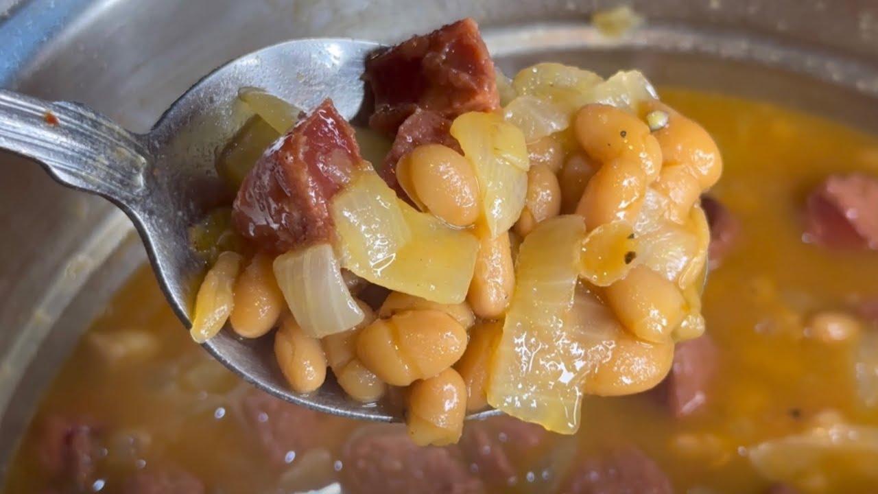 How To Make Pork & Beans with Smoked Sausage