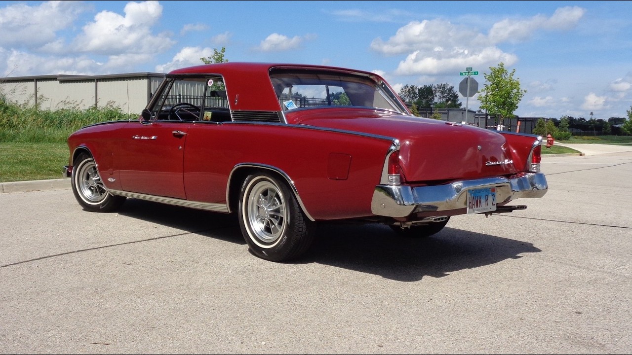 1964 Studebaker Hawk Gran Turismo GT R2 Supercharged 4 Speed & Ride My Car Story with Lou Costabile