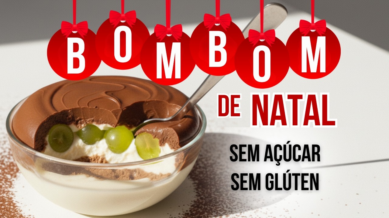 Bombom Aberto SAUDÁVEL: sem AÇÚCAR, sem LEITE CONDENSADO e sem FORNO!