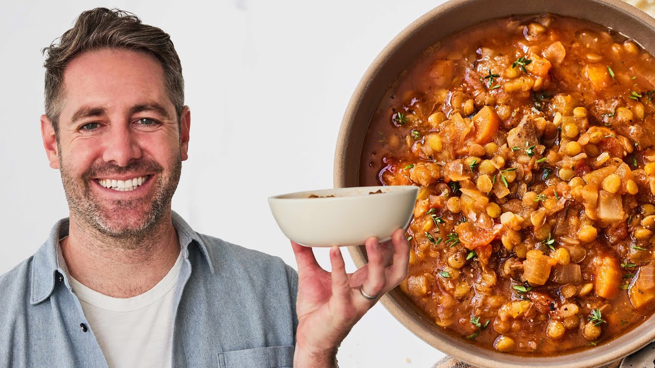 Рагу из чечевицы