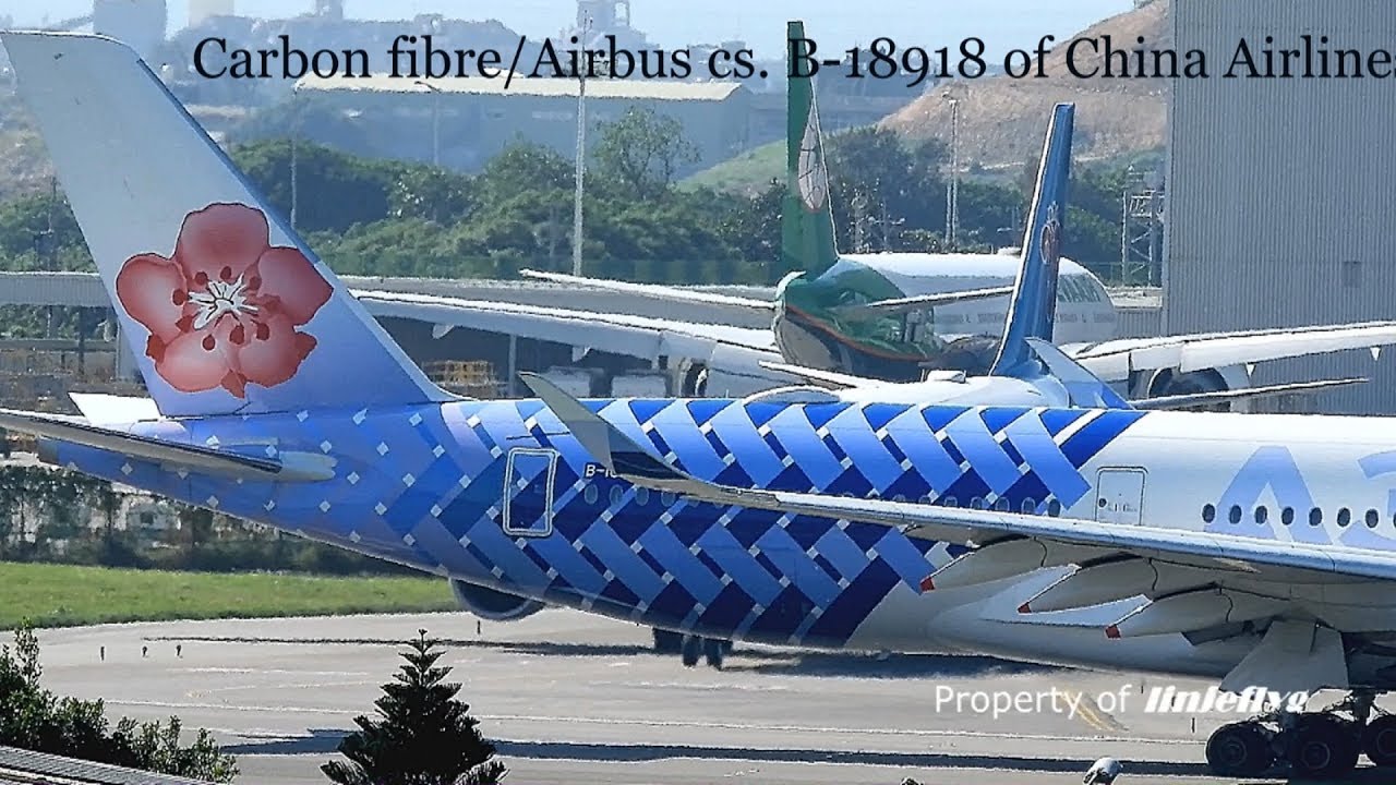 Carbon Fibre /Airbus cs. B-18918 of 中華航空