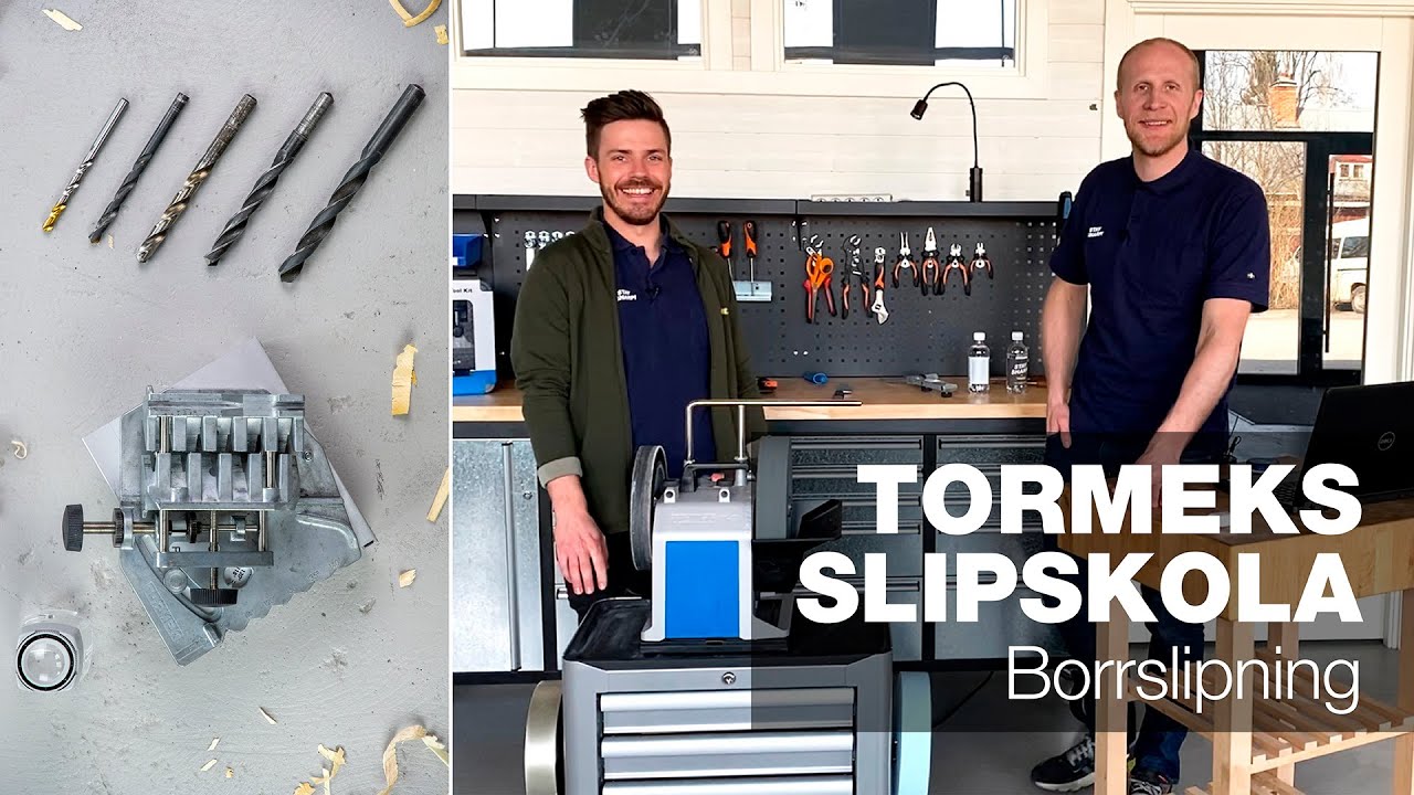 Borrslipning med borrjiggen DBS-22 | Del 6 | Tormeks slipskola live