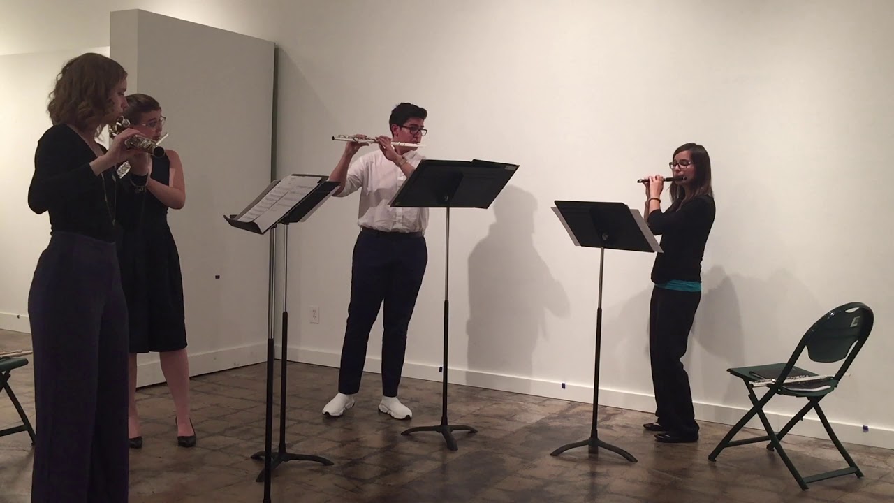 Frequency for Flute Quartet by Herman Beeftink--Alexandra Langley