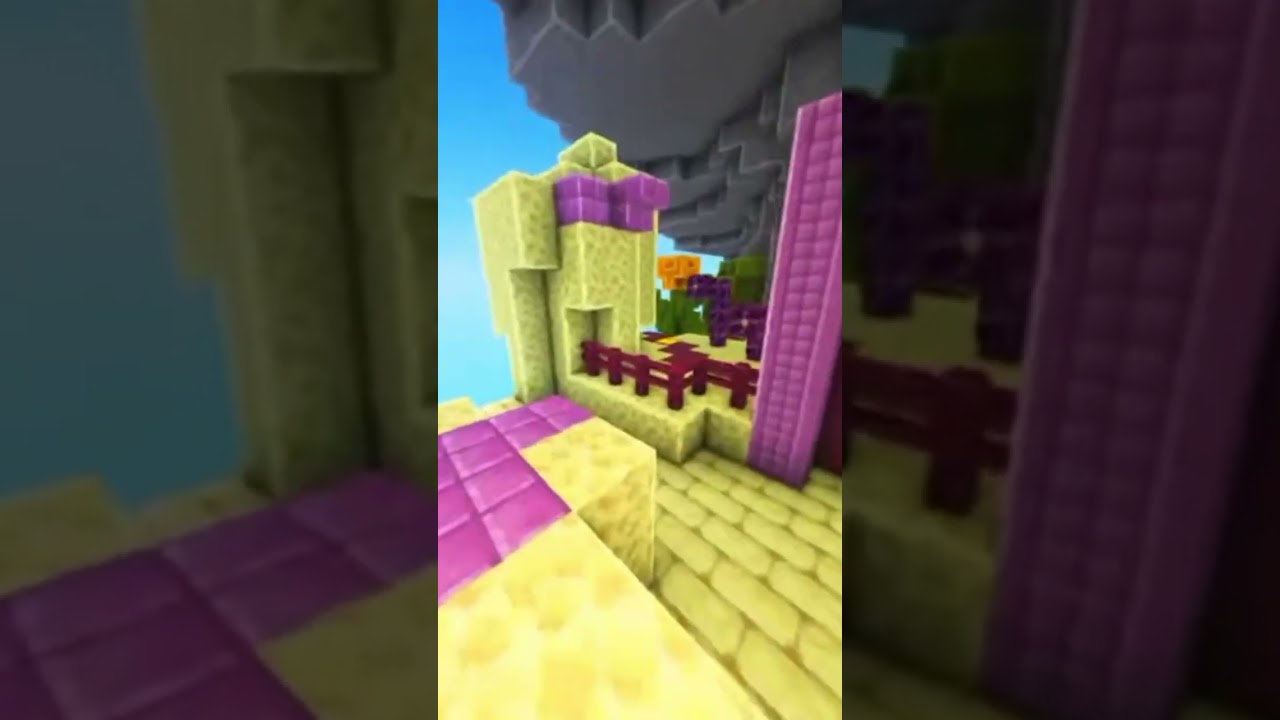 horror story with Minecraft background 