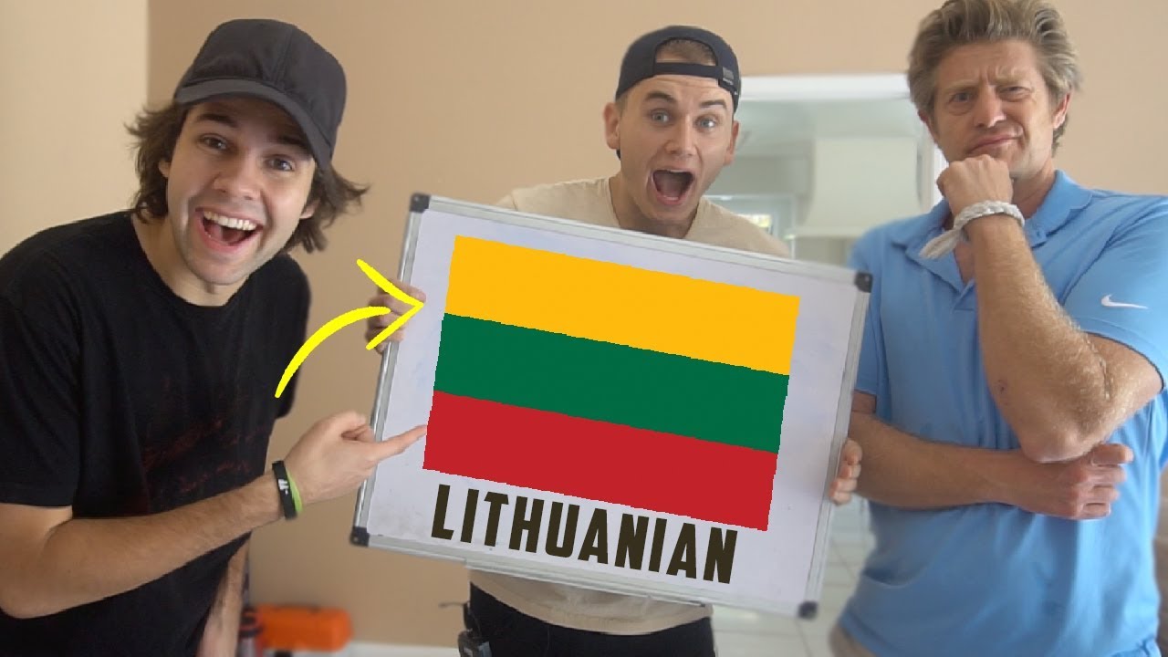 YOUTUBERS SPEAK LITHUANIAN!