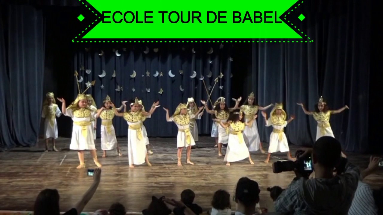 ECOLE TOUR DE BABEL TANGER - DANSE PHARAONIQUE