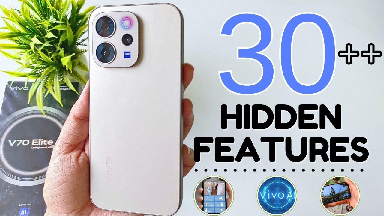 Советы и хитрости для Vivo V70 Elite 5G | Скрытые функции Vivo V70 Elite 5G: более 30 лучших