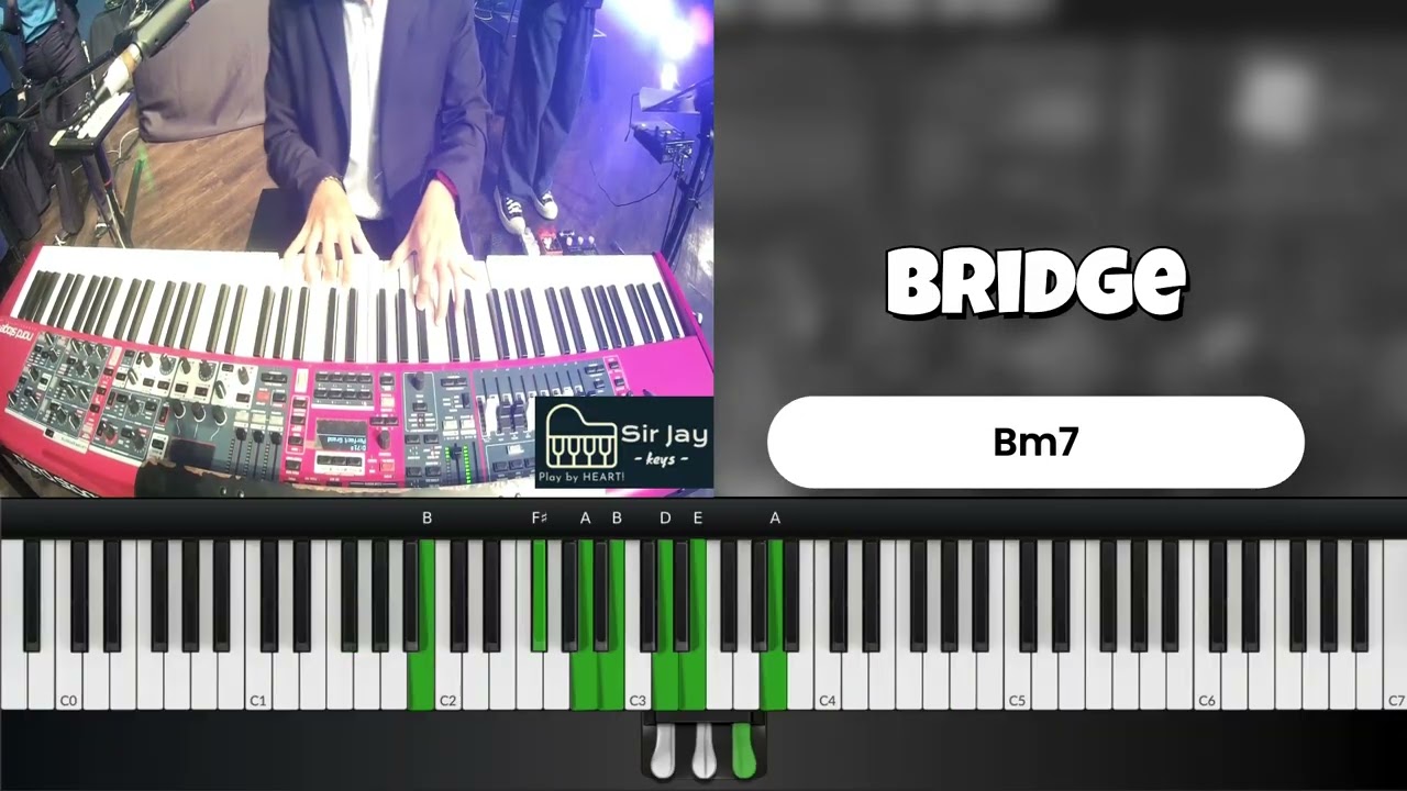 AMAZING GOD by Exalt Worship [Anniversay Arrangement] (Keys cam + Chords)