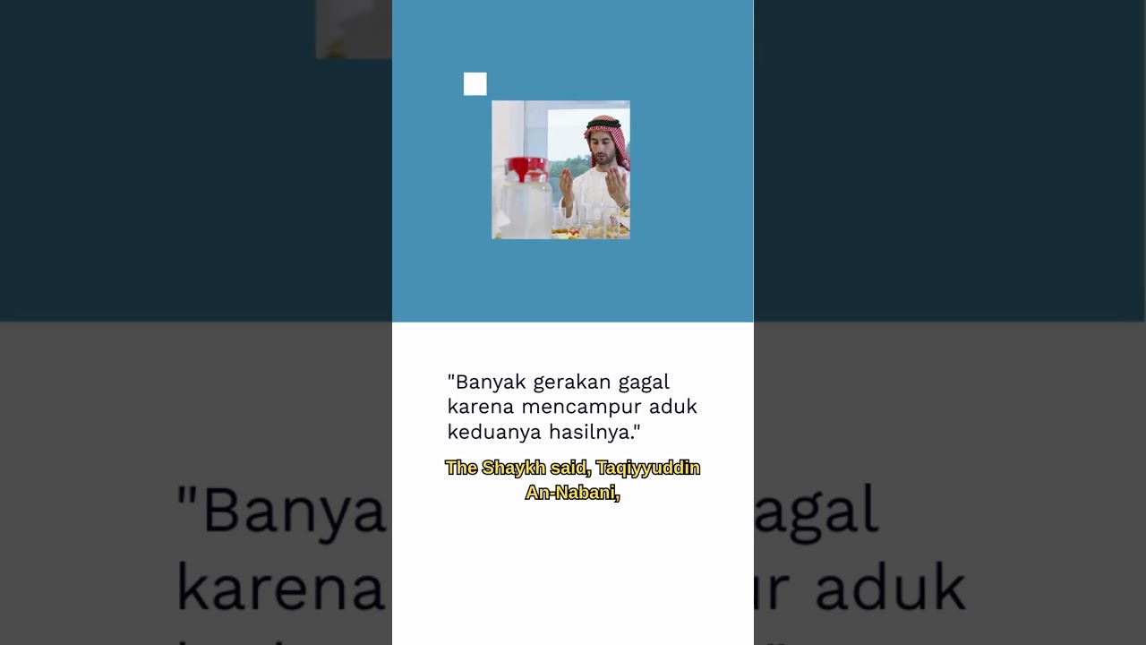 322. Fikrah Atau Thariqah Mana Yang Lebih Efektif Untuk Mencapai Tujuan?