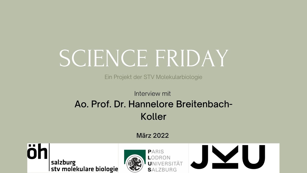 Science Friday STV Molekularbiologie Folge 1