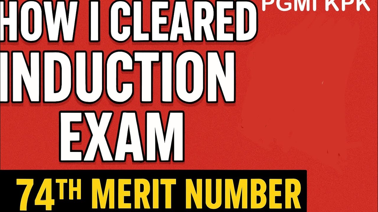 How I scored 68 MARKS & got 74th MERIT POSITION in PGMI Medicine Induction Exam KPK