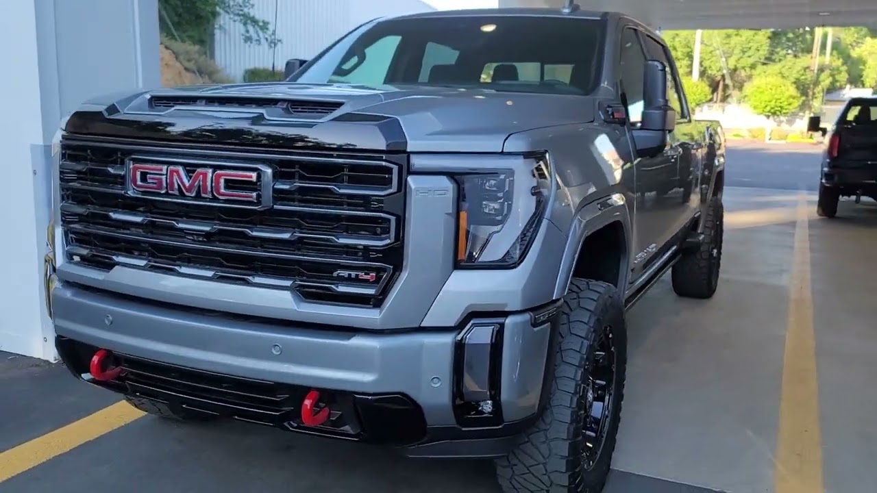 2024 sierra hd at4 in sterling metallic