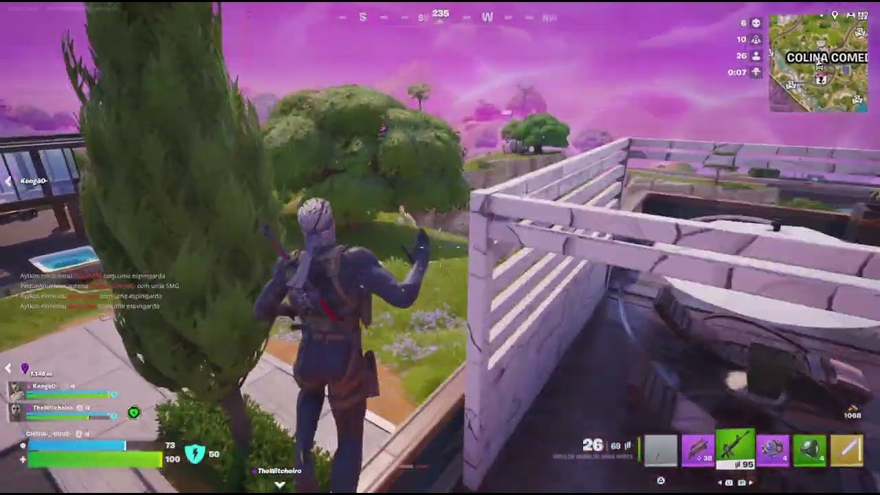 Fortnite (PS5) / 120 FPS / Time quitou e surpreendi no fim da partida 😱