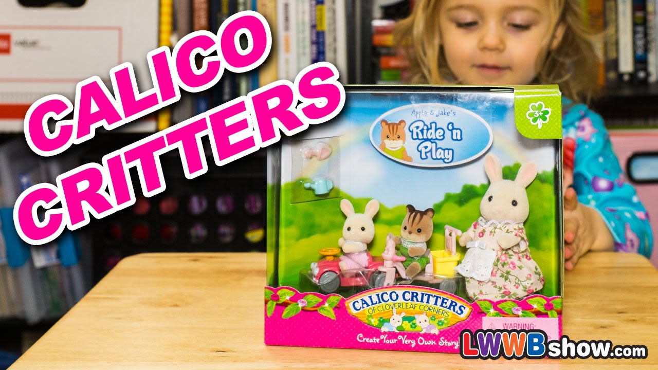 Calico Critters Apple and Jake's Ride n Play Toy Set CC2771 Unboxing Ep 33
