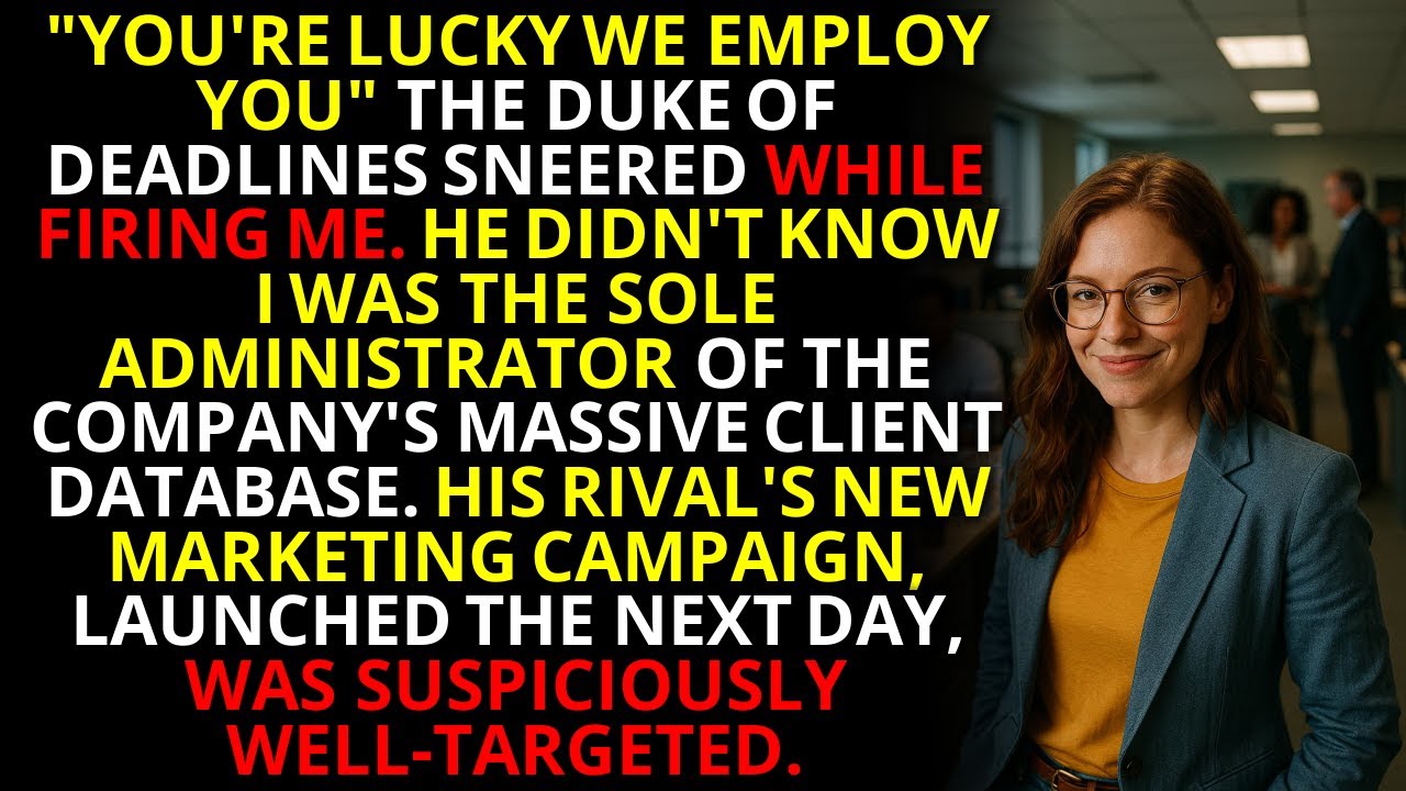 Fired by a Narcissist Boss. I Quietly Took the Client Database 💼 | Apex&rsquo;s Downfall