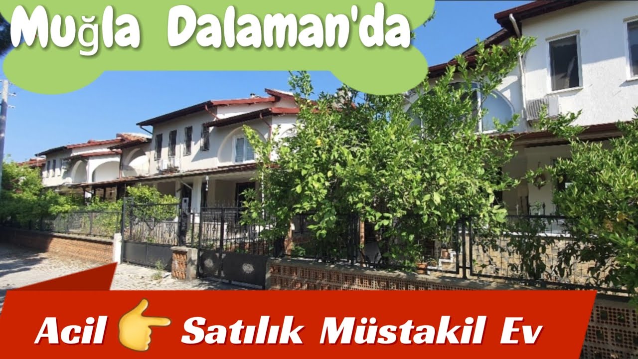 🔥 Acil Satılık 🔥 Muğla Dalaman'da, Daire Fiyatına, Müstakil Ev  #forsale #home #house #realestate
