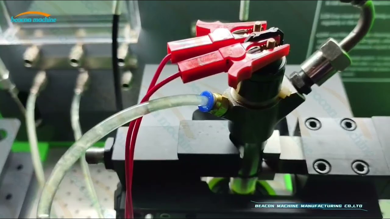 CR317S common rail injector test bench operation video