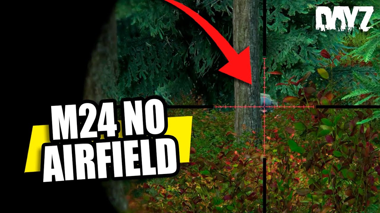 JOGANDO DE M24 NO AIRFIELD - DayZ
