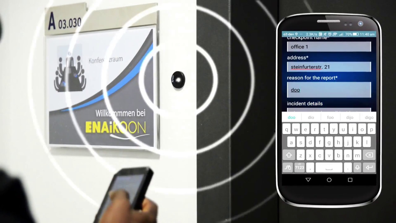 Guard Tour Manager mobile App with System Using NFC Technology