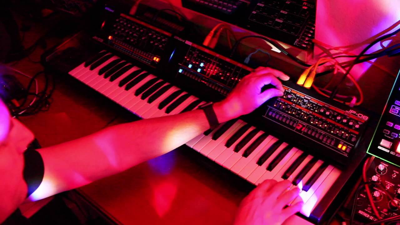 Roland Boutique Trio - JX03, JU06, JP08, and a Korg Minilogue - Ensoniq EPS16+