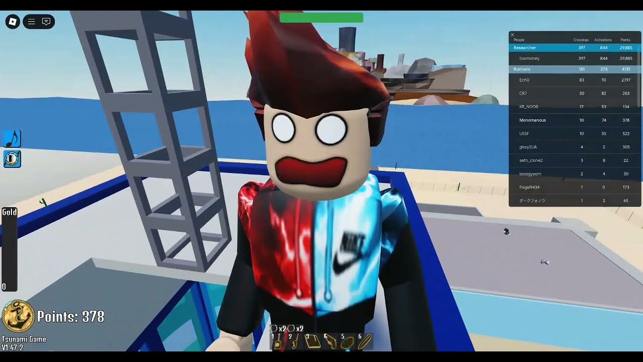 Lvl 6 to Lvl 10 Tsunami in Roblox Tsunami Game (Read Desc)