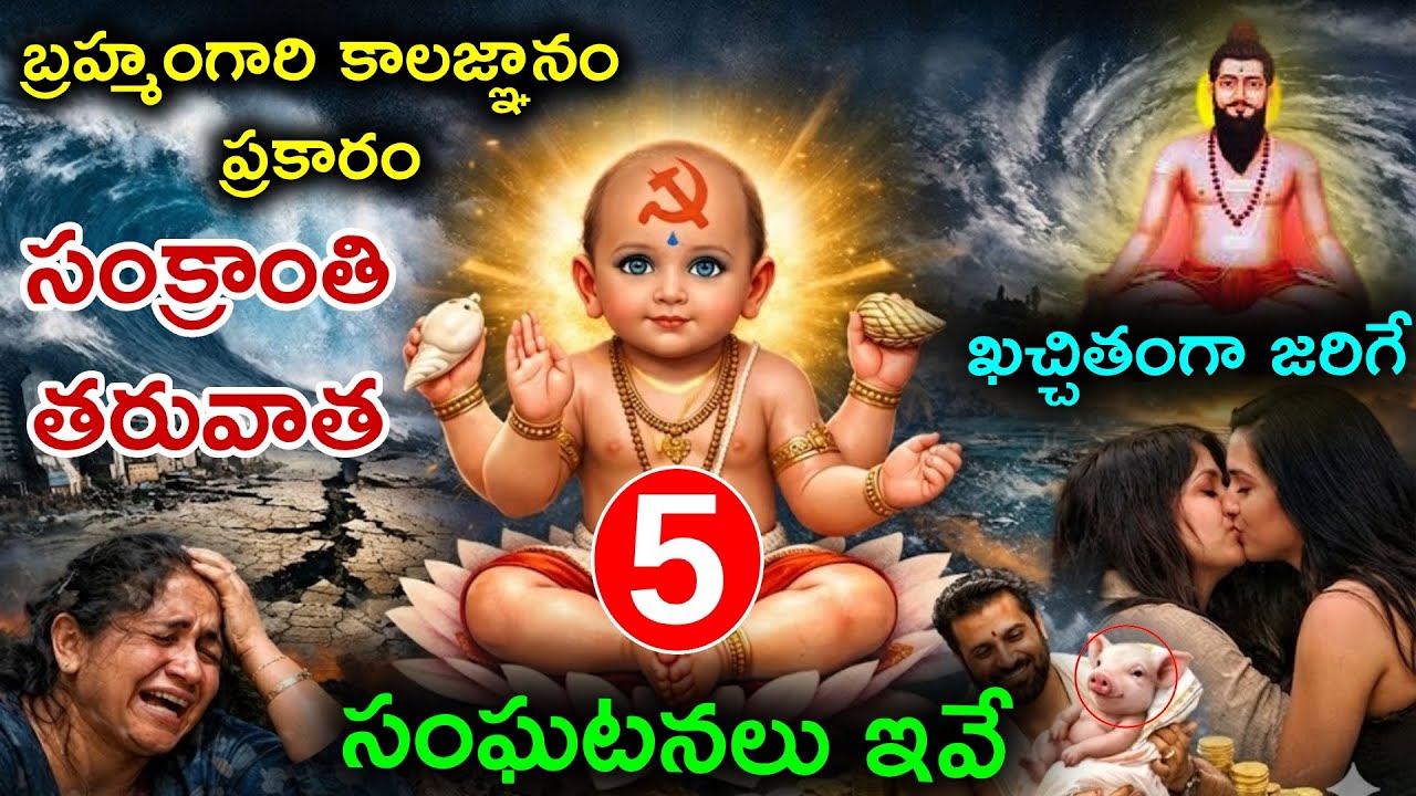 బ్రహ్మంగారి కాల జ్ఞానం ప్రకారం సంక్రాంతి తరువాత జరిగే 5 సంఘటనలు ఇవే 😱|Brahmam Gari Kalagnanam 2026