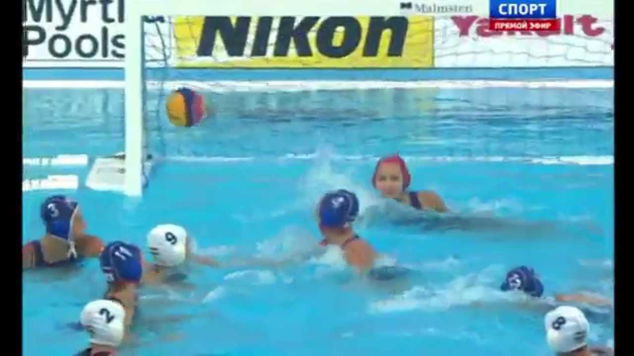 Russia-Hungary Water Polo Woman Kazan 2015
