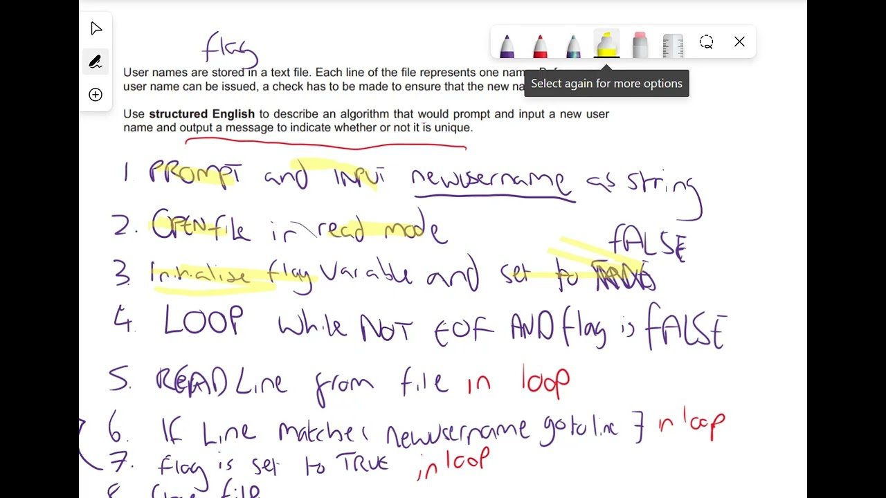 9618 AS: Structured English