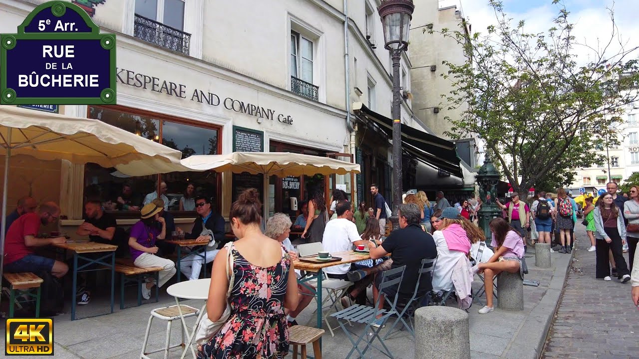 Rue Lagrange, Rue de la Bûcherie, Notre-Dame - Paris