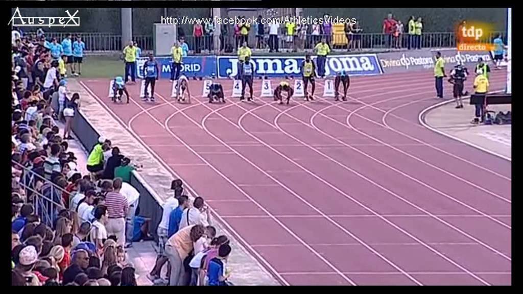 100m men meeting Madrid 2013, Nesta Carter 9.87 (+1.8m/s)