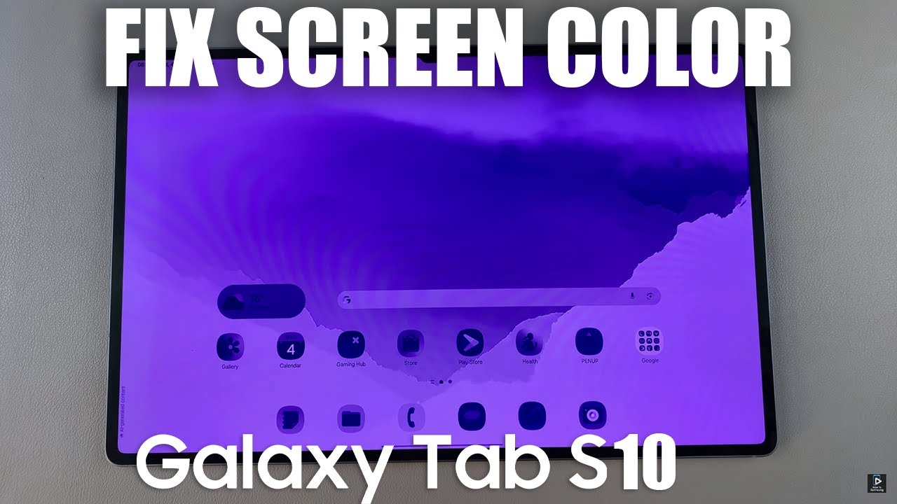 How To FIX Screen Color On Samsung Galaxy Tab S10 / S10 Ultra