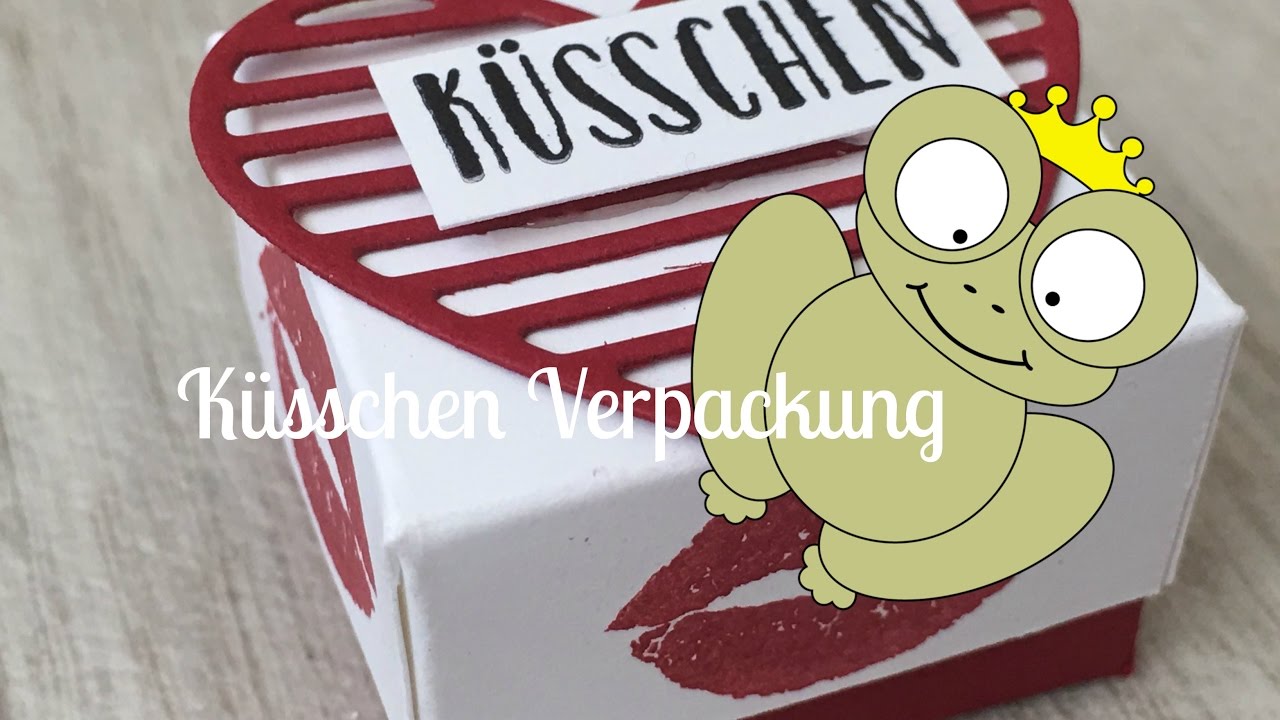 Tutorial: Ferrero Küsschen Verpackung, gebastelt mit den Produkten von Stampin`Up!