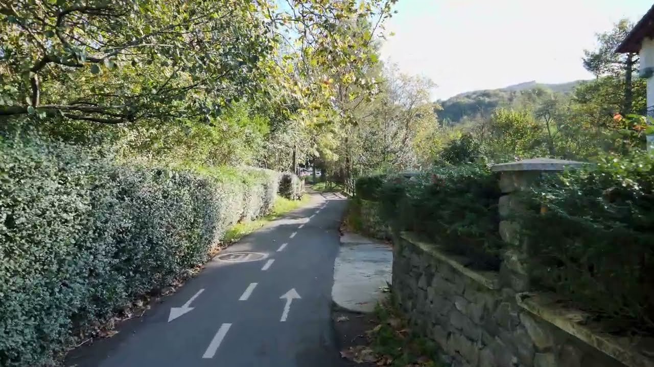 Прогуляйтесь по Ибарле, чтобы расслабиться на природе, слушая птиц, реку и многое другое. 4k видео