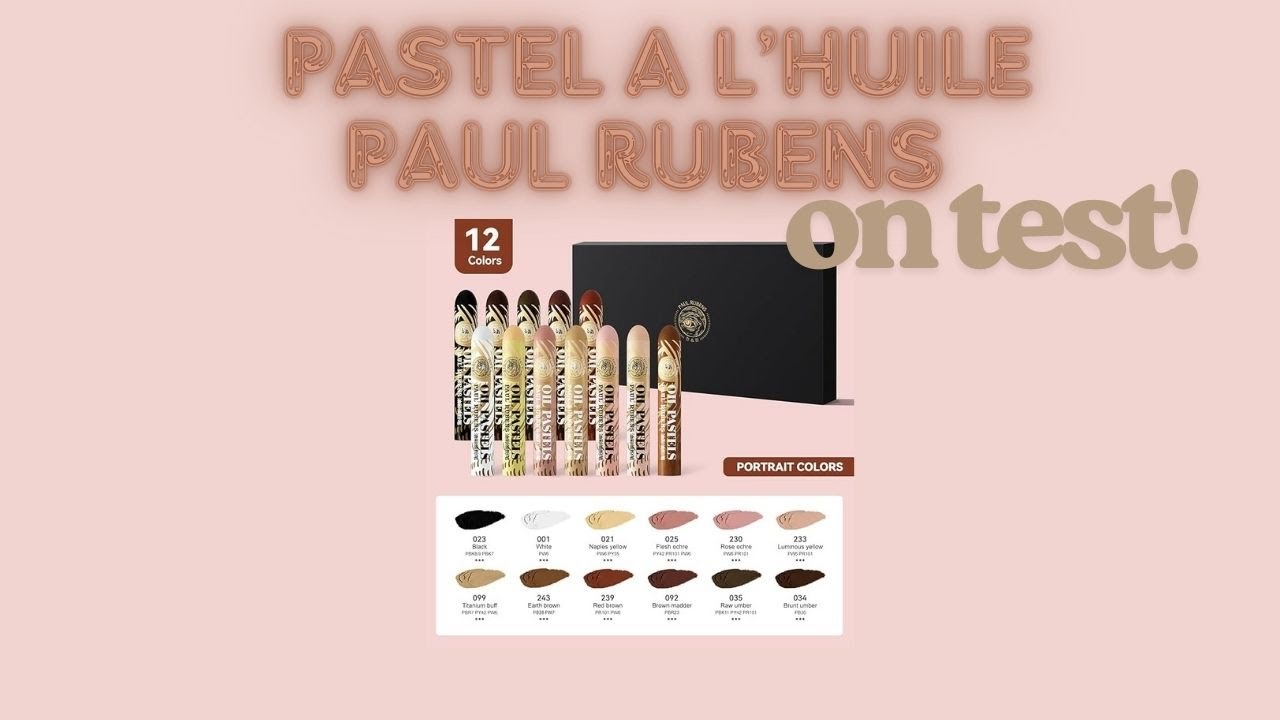pastel a l'huile JUMBO paul rubens!