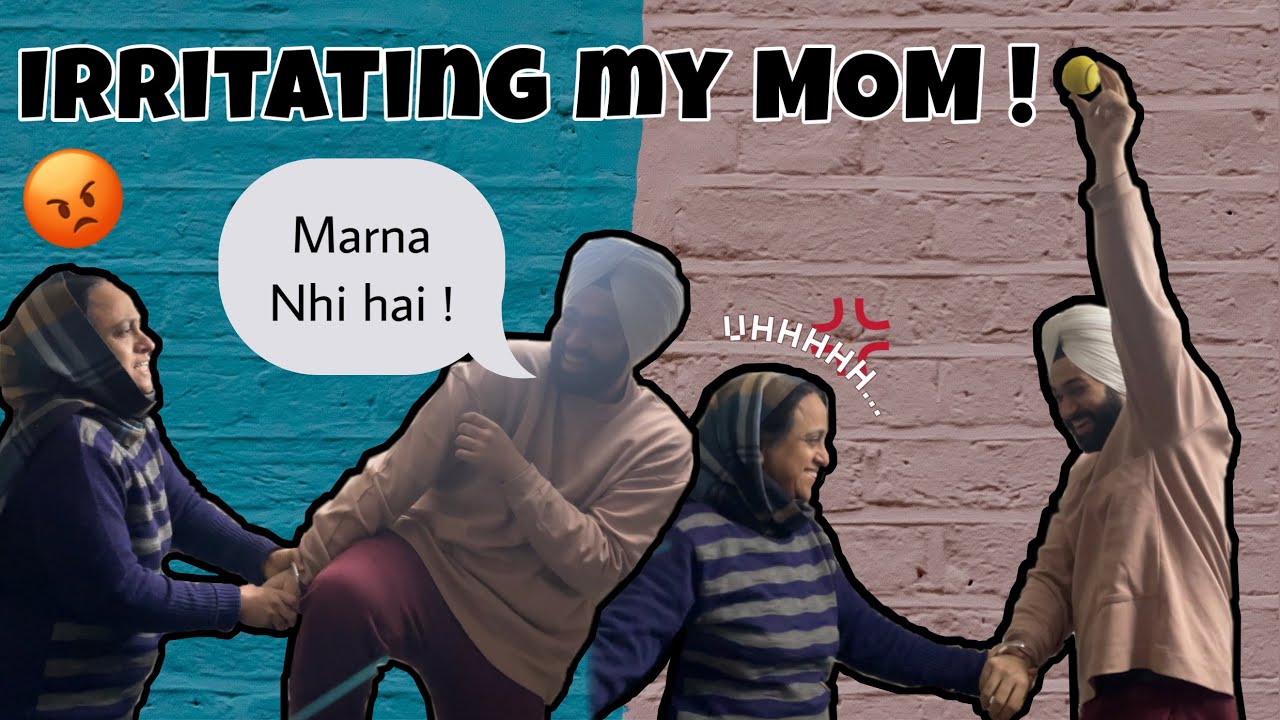 Irritating my MOM for a day 😂 * gone wrong