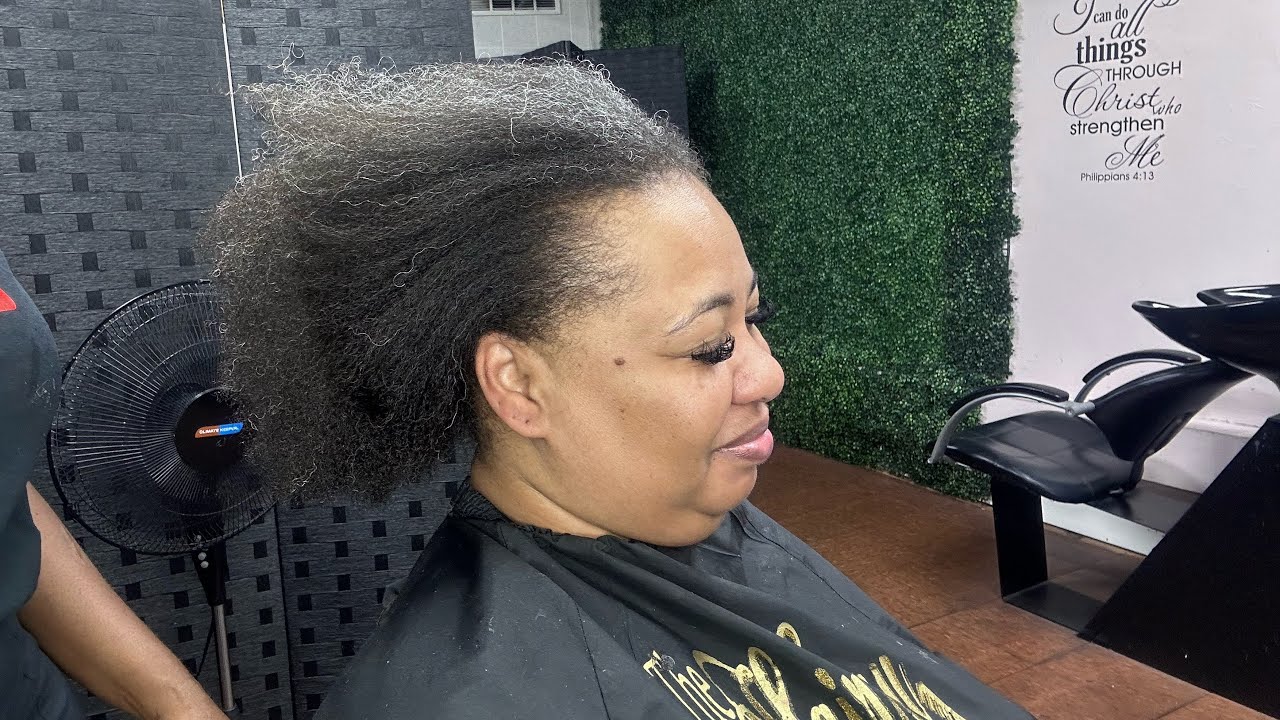 She was nervous to try this hairstyle 😬😨