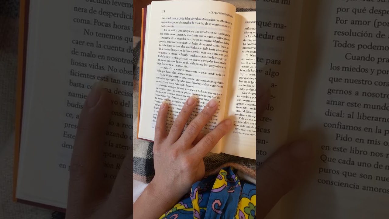 Lectura en voz alta de “Aceptación radical”