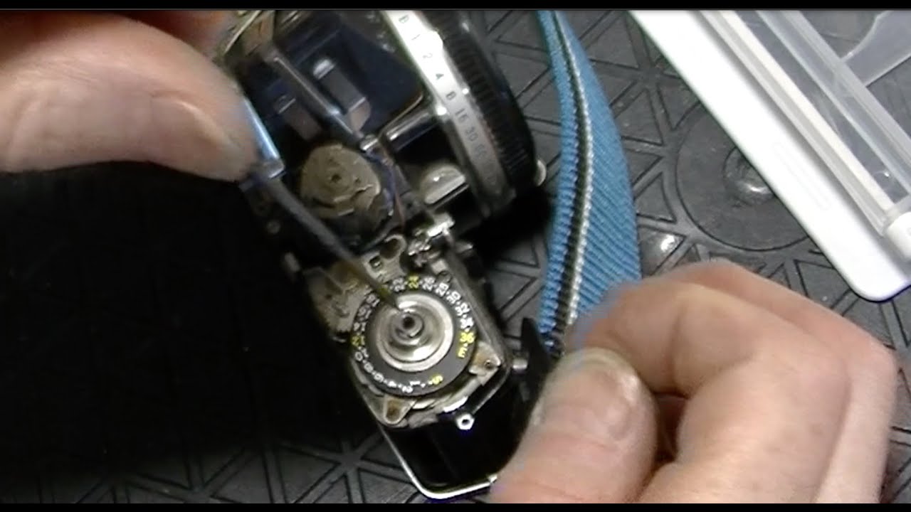 Olympus OM-1 Film Camera Advance Lever Repair (not another Philco radio repair)